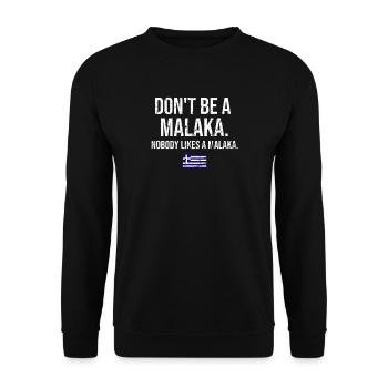 Gifts For Greeks Hellas Greece Greek - Unisex Sweatshirt - black - Front - Alina (178cm) & Michal (187cm)