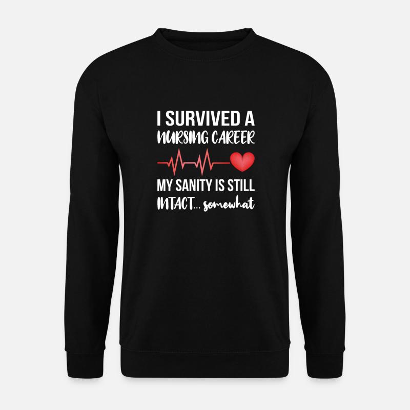 Nurse Retirement Gift Retirement - Unisex Sweatshirt - black