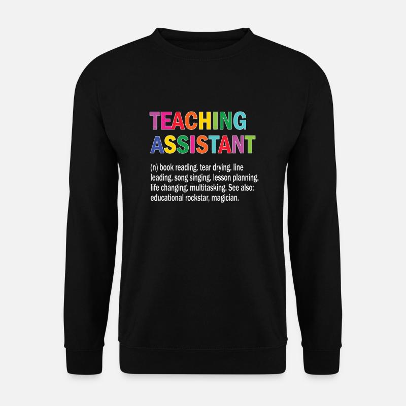 Lehrassistent Hilfslehrer Pädagogischer Assistent - Unisex Pullover - Schwarz