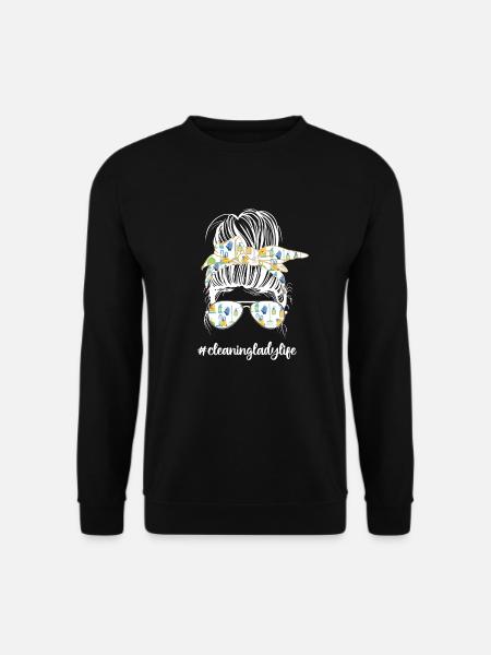 Putzfrau Reinigungskraft Haushaltshilfe Putzen - Unisex Pullover - Schwarz