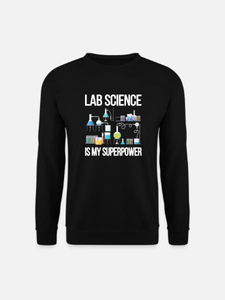 Labortechniker Medizintechniker Laborant Lab Tech - Unisex Pullover - Schwarz