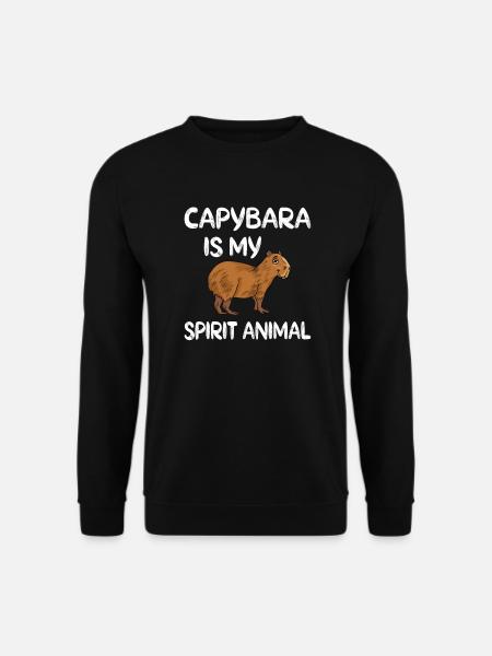 Capybara gift capybara rodent Carpincho - Unisex Sweatshirt - black