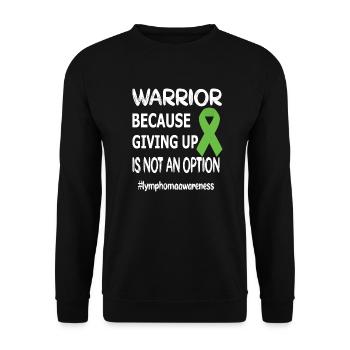Lymphome combattants Hodgkin-lymphome Cancer des glandes lymphatiques - Sweat-shirt Unisexe - noir - Devant - Alina (178cm) & Michal (187cm)