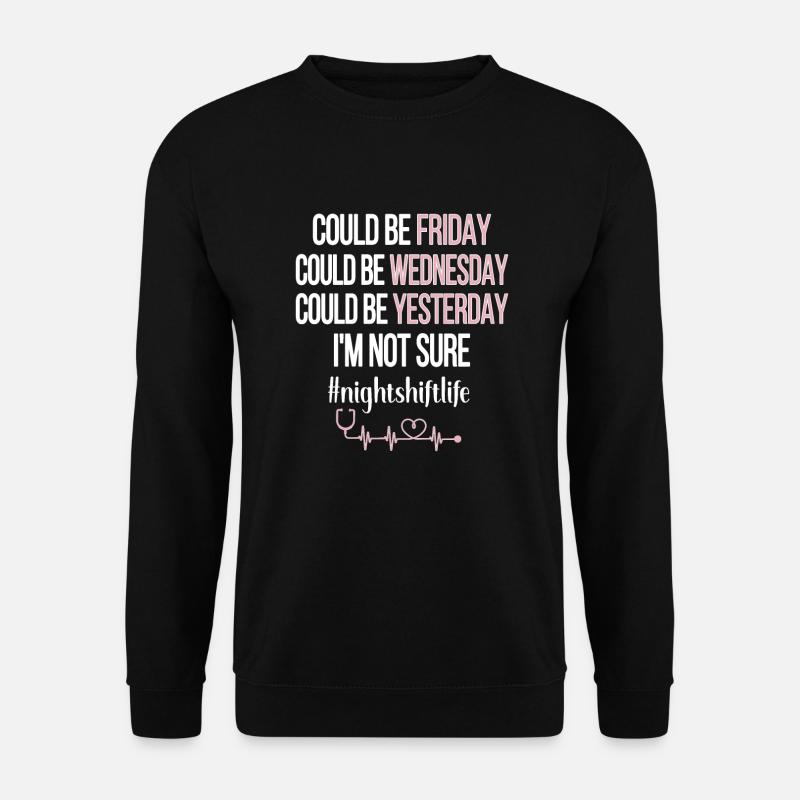 Infirmière de nuit - Sweat-shirt Unisexe - noir