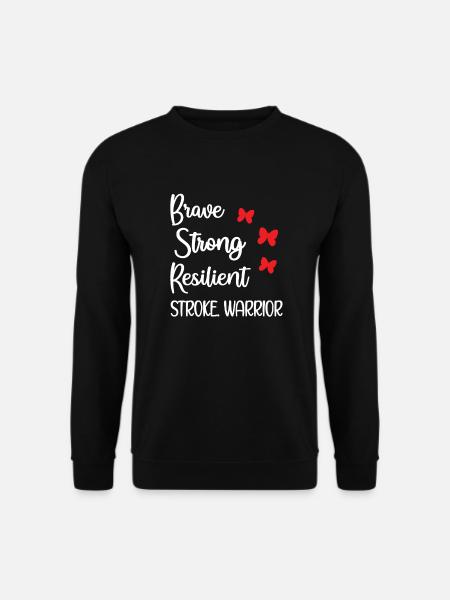 Stroke Fighter Rehab Stroke Survived - Unisex Sweatshirt - black