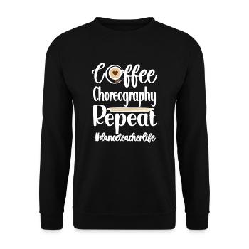 Tanzlehrer Anerkennung Tanzlehrerin Tanzunterricht - Unisex Pullover - Schwarz - Vorne - Alina (178cm) & Michal (187cm)