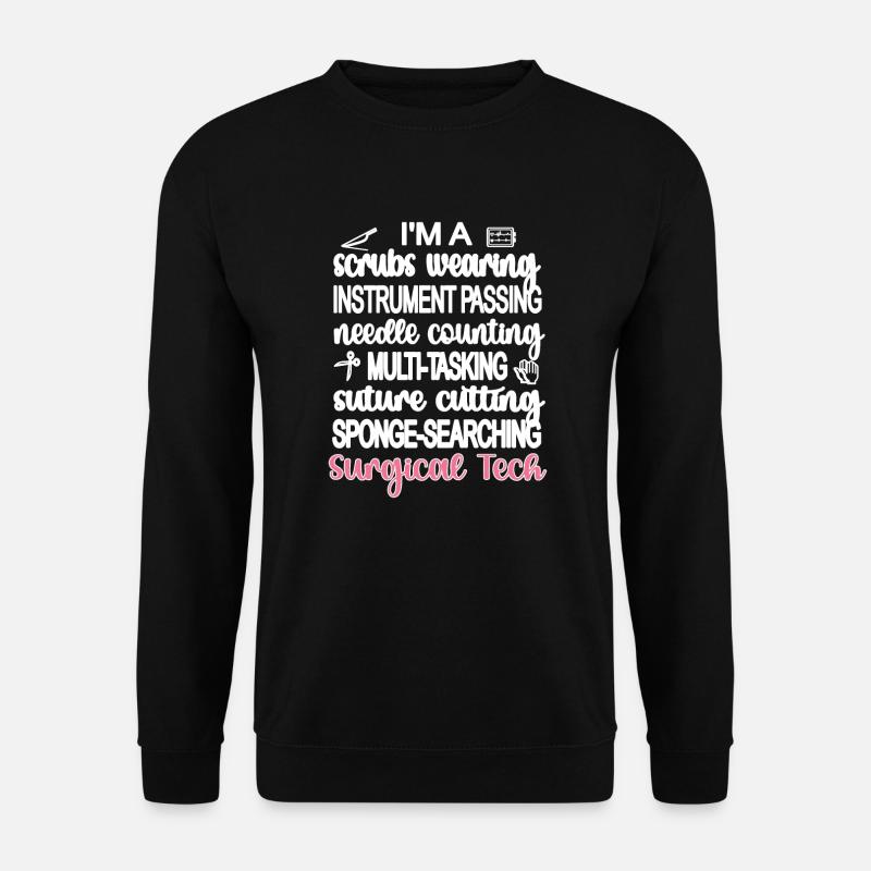 Assistante chirurgicale et technicienne chirurgicale - Sweat-shirt Unisexe - noir
