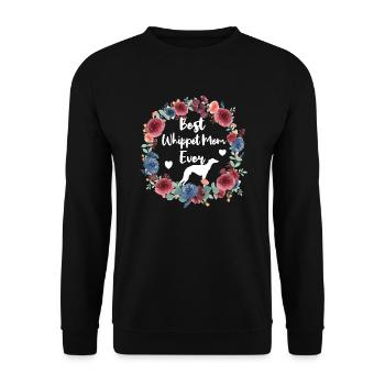 Whippet Mama Whippet Propriétaire du chien Whippet Mom - Sweat-shirt Unisexe - noir - Devant - Alina (178cm) & Michal (187cm)