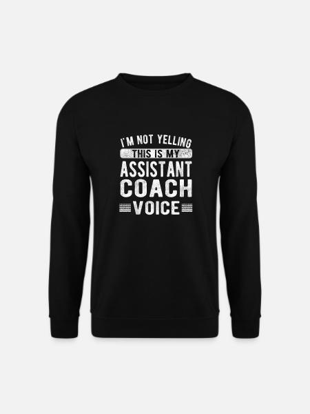 Assistenztrainer Lustig Co-Trainer Assistenzcoach - Unisex Pullover - Schwarz
