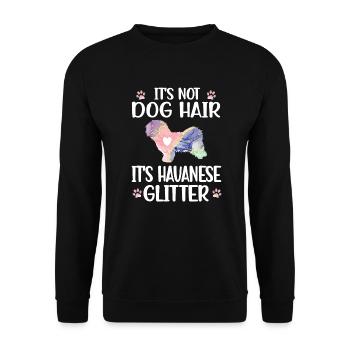 Havanese lover dog owner Havanese Mama - Unisex Sweatshirt - black - Front - Alina (178cm) & Michal (187cm)