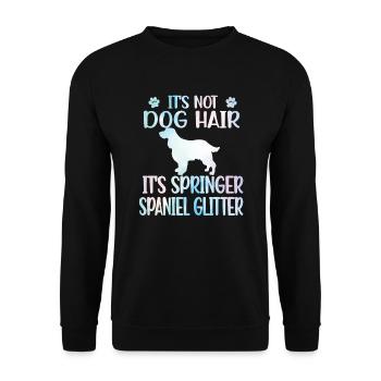 Deutsch Springer Spaniel Owner Dog Lovers - Unisex Sweatshirt - black - Front - Alina (178cm) & Michal (187cm)