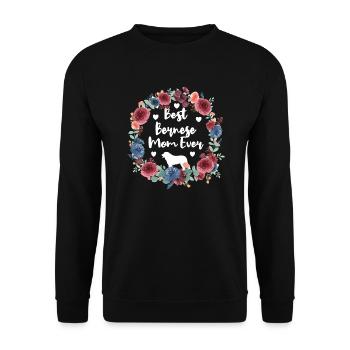 Bouvier bernois Mama propriétaire d'un bouvier bernois - Sweat-shirt Unisexe - noir - Devant - Alina (178cm) & Michal (187cm)