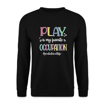 Pediatric Occupational Therapy Occupational Therapist Pediatrics - Unisex Sweatshirt - black - Front - Alina (178cm) & Michal (187cm)