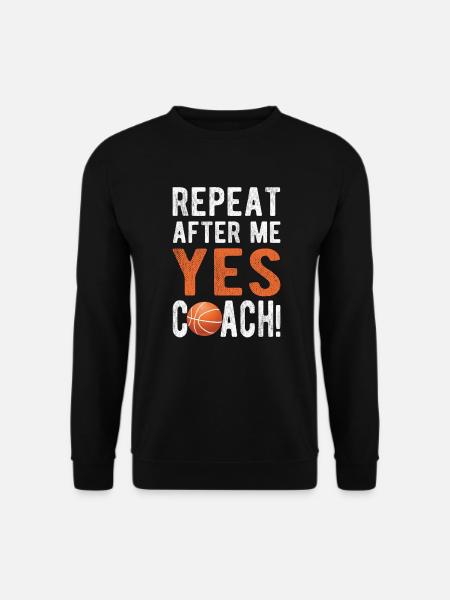 Basketballtrainer Basketball Coach Basketballteam - Unisex Pullover - Schwarz