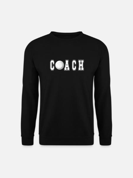 Meilleur entraîneur de volleyball Volleyball Coach Cadeau - Sweat-shirt Unisexe - noir