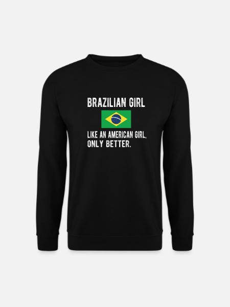 Brazilian Brazil Brazilian roots - Unisex Sweatshirt - black