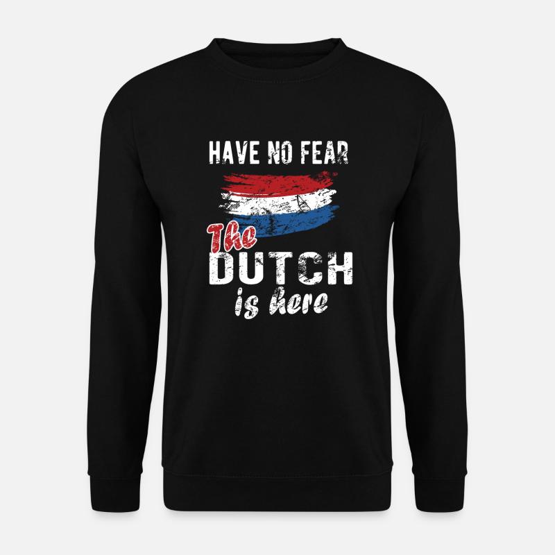 Dutch Netherlands Dutch flag - Unisex Sweatshirt - black