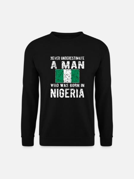 Fier drapeau nigérian nigérian - Sweat-shirt Unisexe - noir