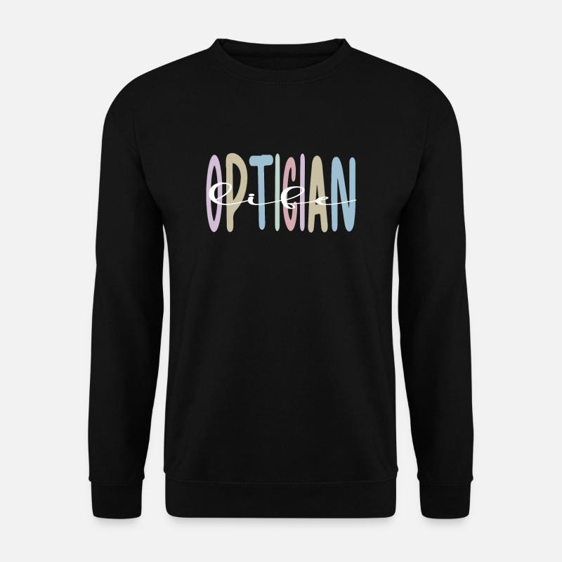 Augenoptiker Geschenke Optiker Optometrist - Unisex Pullover - Schwarz