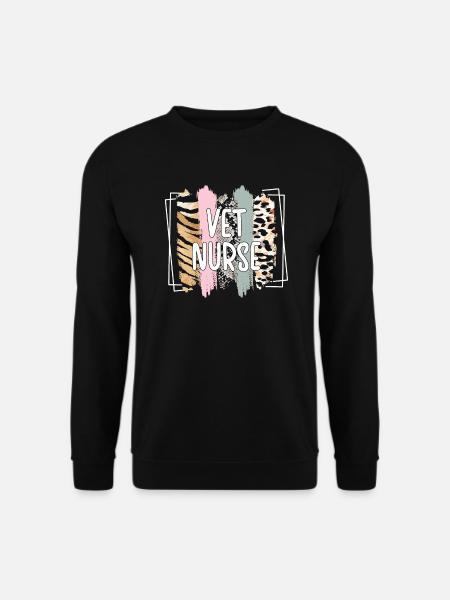 Vet Nurse Veterinarian-Nurse Veterinary Assistant - Unisex Sweatshirt - black