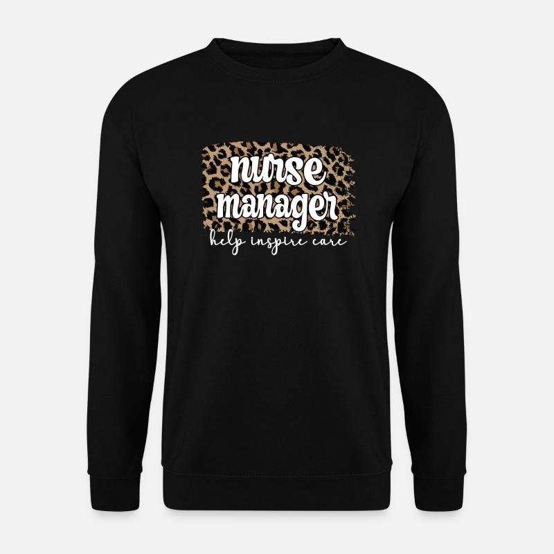 Oberschwester Krankenschwester Manager Geschenk - Unisex Pullover - Schwarz