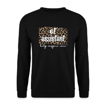 Occupational Therapy Assistant Occupational Therapy OTA - Unisex Sweatshirt - black - Front - Alina (178cm) & Michal (187cm)