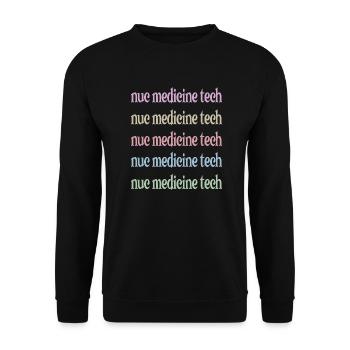 Medical Radiology Technologist Nuclear Medicine - Unisex Sweatshirt - black - Front - Alina (178cm) & Michal (187cm)