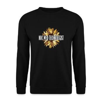 Medical Radiology Technologist Nuclear Medicine - Unisex Sweatshirt - black - Front - Alina (178cm) & Michal (187cm)