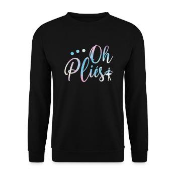 Balletttänzerin Ballerina Balletttanz Tänzerin - Unisex Pullover - Schwarz - Vorne - Alina (178cm) & Michal (187cm)