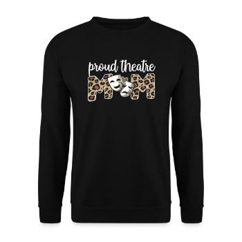 Meilleur Théâtre Mama Théâtre Acteur Mère - Sweat-shirt Unisexe - noir - Devant - Alina (178cm) & Michal (187cm)