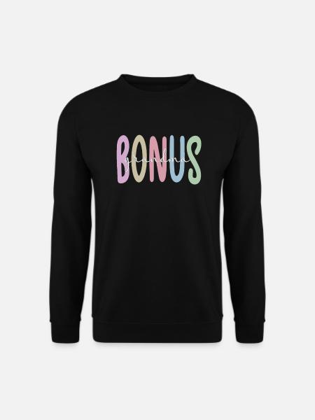 Stolze Bonus-Oma Geschenk Beste Stiefgroßmutter - Unisex Pullover - Schwarz