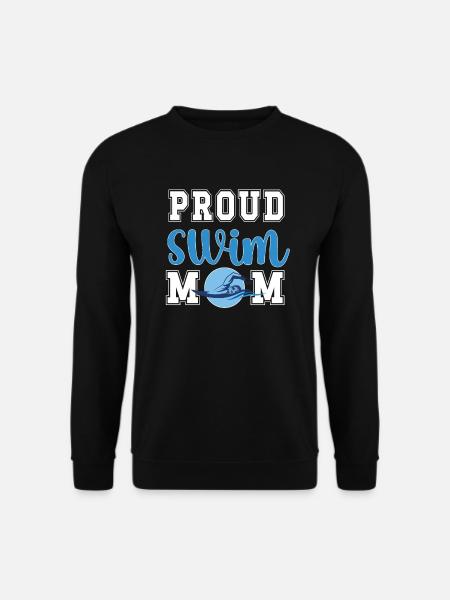 Schwimmmama Geschenk Mutter Schwimmer Schwimm-Mama - Unisex Pullover - Schwarz