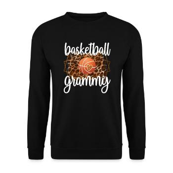 Grammy Grandma By Basketball Player Basketball Grammy - Unisex Sweatshirt - black - Front - Alina (178cm) & Michal (187cm)