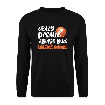 Mawmaw Grandma Of Basketball Player Basketball Mawmaw - Unisex Sweatshirt - black - Front - Alina (178cm) & Michal (187cm)