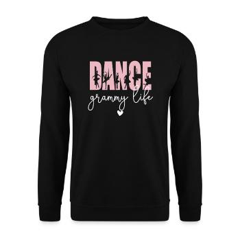 Proud Dance Grammy Grandma By Dancer Dance Grammy - Unisex Sweatshirt - black - Front - Alina (178cm) & Michal (187cm)