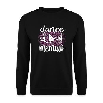 Proud Dance Memaw Grandma Par Dancer Dance Memaw - Sweat-shirt Unisexe - noir - Devant - Alina (178cm) & Michal (187cm)