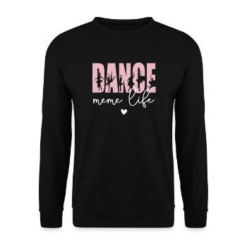 Proud Dance Meme Grandma Par Dancer Dancing Meme - Sweat-shirt Unisexe - noir - Devant - Alina (178cm) & Michal (187cm)