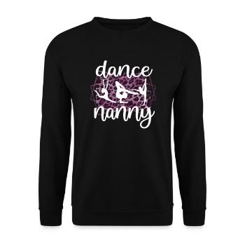Fière danse nounou grand-mère par danseuse dansant nounou - Sweat-shirt Unisexe - noir - Devant - Alina (178cm) & Michal (187cm)