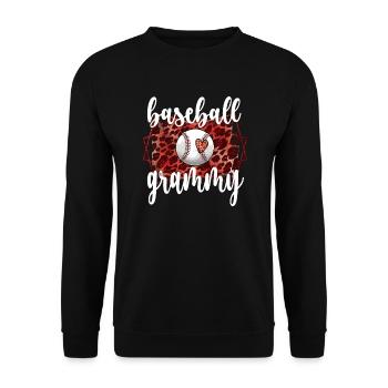 Grammy Oma Von Baseballspieler Baseball Grammy - Unisex Pullover - Schwarz - Vorne - Alina (178cm) & Michal (187cm)