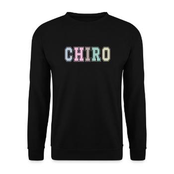 Chiropraticien Chiropratique Chiropraticien - Sweat-shirt Unisexe - noir - Devant - Alina (178cm) & Michal (187cm)