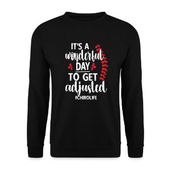 Chiropractor Chiropractic Chiropractor - Unisex Sweatshirt - black - Front - Alina (178cm) & Michal (187cm)
