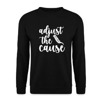 Chiropractor Chiropractic Chiropractor - Unisex Sweatshirt - black - Front - Alina (178cm) & Michal (187cm)