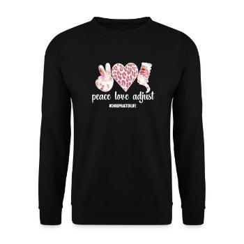 Chiropraktiker Chiropraktik Bester Chiropraktiker - Unisex Pullover - Schwarz - Vorne - Alina (178cm) & Michal (187cm)