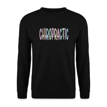 Chiropraktischer Assistent Chiropraktik-Assistent - Unisex Pullover - Schwarz - Vorne - Alina (178cm) & Michal (187cm)