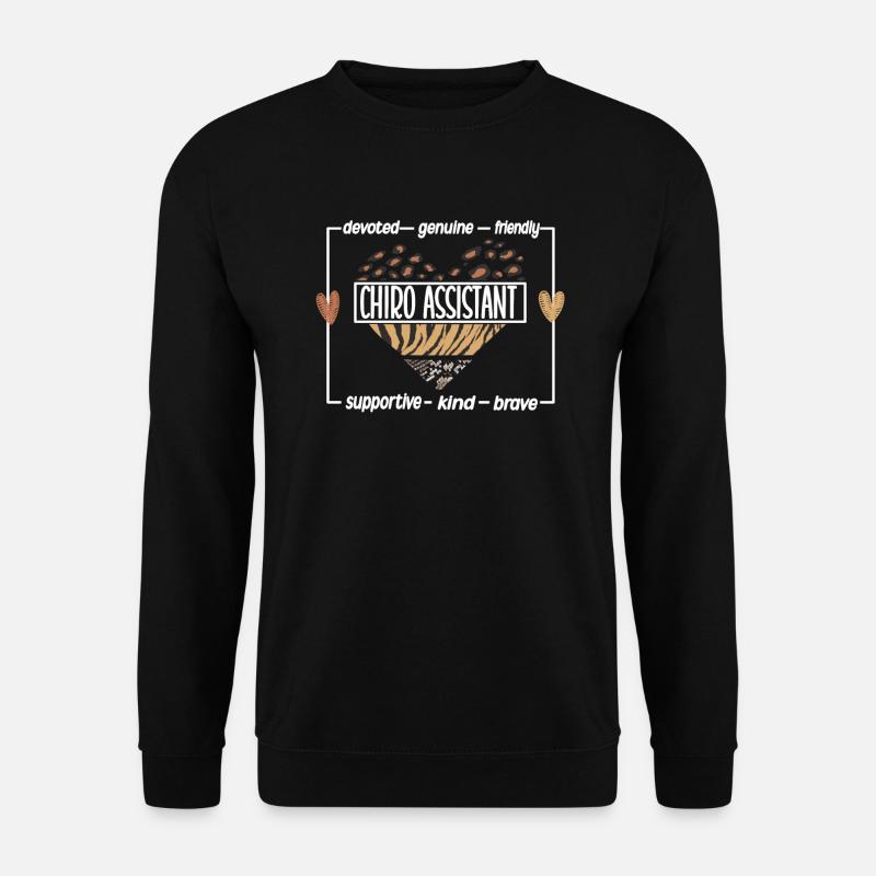 Chiropraktischer Assistent Chiropraktik Assistent - Unisex Pullover - Schwarz