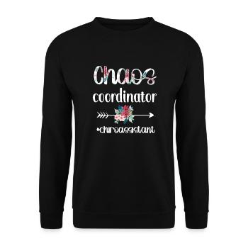 Chiropraktischer Assistent Chiropraktik Assistent - Unisex Pullover - Schwarz - Vorne - Alina (178cm) & Michal (187cm)