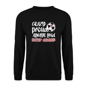 Fier Memaw grand-mère du joueur de football Soccer Memaw - Sweat-shirt Unisexe - noir - Devant - Alina (178cm) & Michal (187cm)