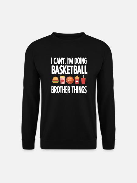 Fier basketteur frère d’un basketteur - Sweat-shirt Unisexe - noir