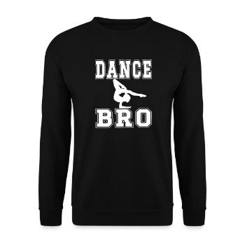 Dance Brother Of a Dancer Brother of Dancer - Unisex Sweatshirt - black - Front - Alina (178cm) & Michal (187cm)