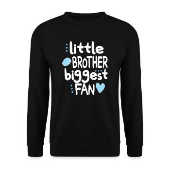 Little Ice Hockey Brother Of An Ice Hockey Player - Unisex Pullover - Schwarz - Vorne - Alina (178cm) & Michal (187cm)